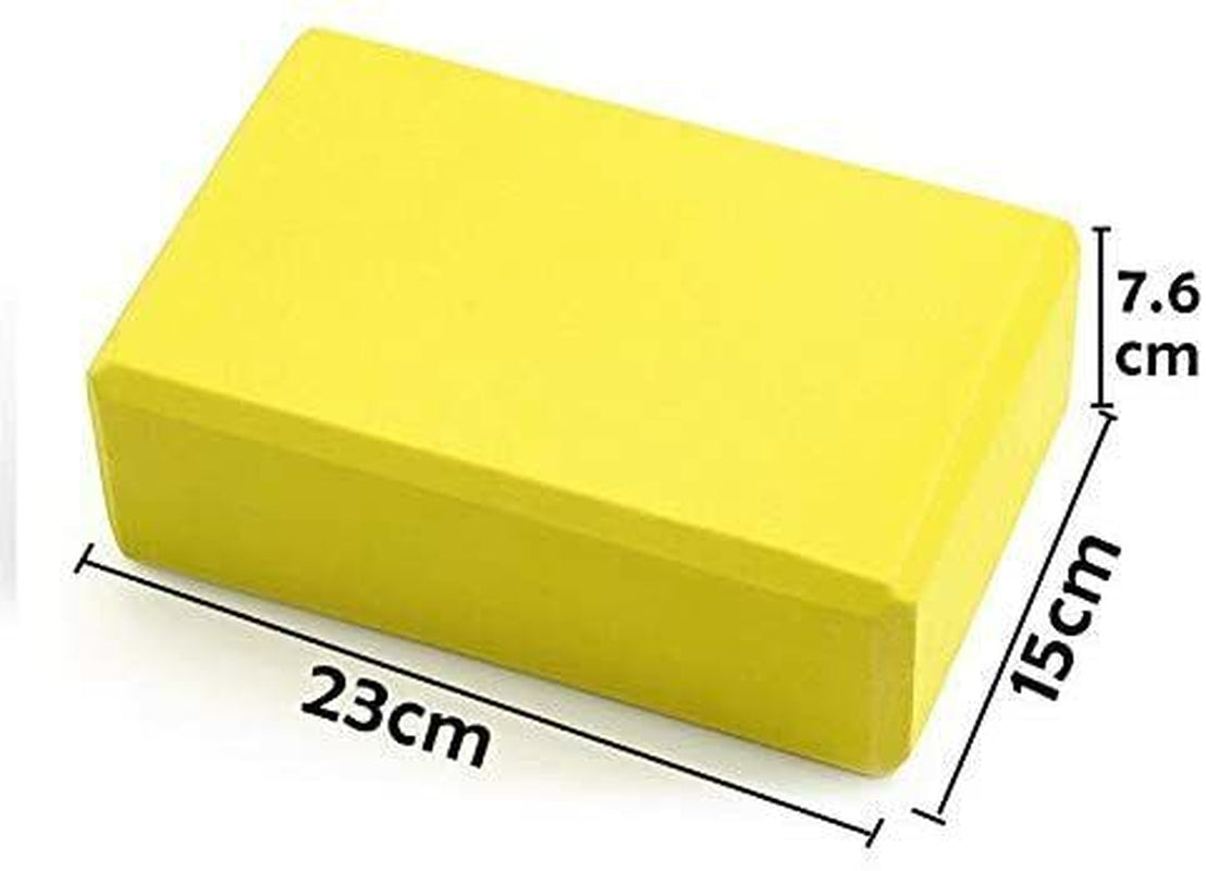 Yoga Block Fitness Foam Brick Pilates Balance Stretching Exercise Gym Workout UK